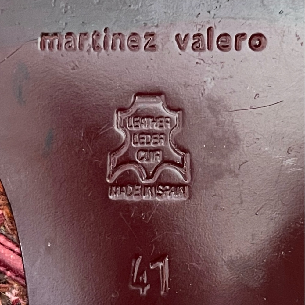 Martinez Valero Red Tweed Heels - Picture 8 of 8